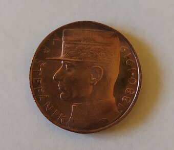 10 Kčs 1993 Štefaník - POOTOČENY RUB MINCE. - 4