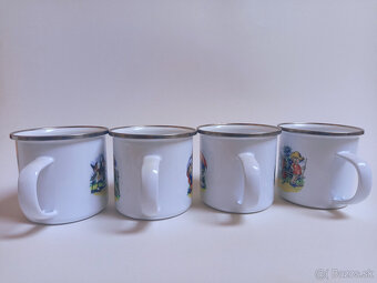 Smaltované hrnčeky s retro obrázkami - 4