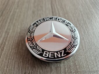Stredová krytka hliníkového disku Mercedes-Benz - 4
