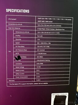 CPU Chladič Cooler Master Hyper 212 Black - 4