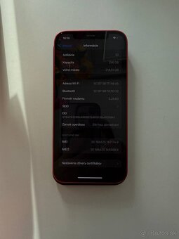 iPhone 12 256gb RED Batéria 100% originál - 4
