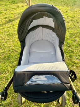 Kočík JUNAMA Exclusive + zadarmo koženný fusak s rukavicami - 4