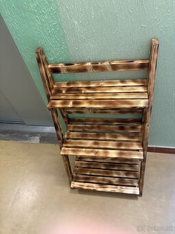 Dreveny stojan na kvety - 4