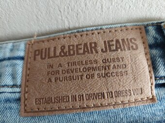 Pánske jeans kraťasy 36 - 4