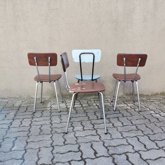Retro stoličky kovové Vintage - 4