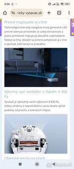 Predám ako nový robotický vysávač xiaomi mop C10 - 4