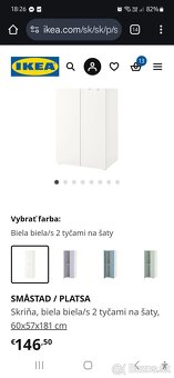Detská skriňa Smastad Plasta - 4