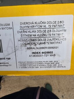 Kľučky 4ks - 4