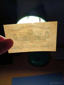 bankovku 1 koruna 1919 - 4
