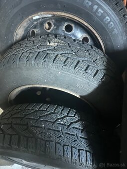 plechové disky 4x100 // zachovale PNEU 185/65 r15 - 4