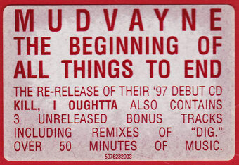 cd Mudvayne – The Beginning Of All Things To End 2001 - 4