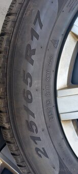 Plechove disky 5x112 r17 a zimne pneu 215/65 r17 - 4