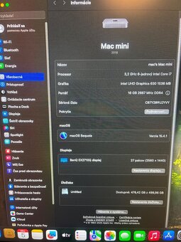 apple mac mini 2018, i7, 16/500gb - 4