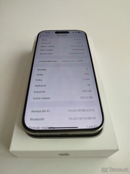 iPhone 16 Pro 256 GB White , záruka 2 roky - 4