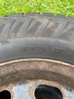 Zimné pneumatiky na plechových diskoch 195/65 R15 Matador - 4
