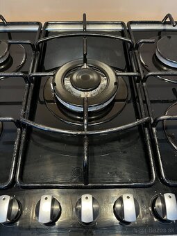 Sklokeramicka plynová varná doska 5 horákov značka Siemens - 4