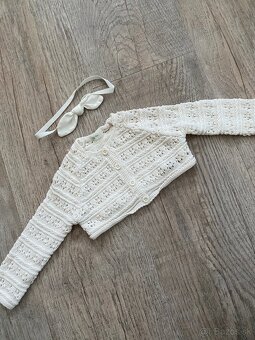 Háčkovaná detská súprava/ set oblečenia veľ. 68 - 4