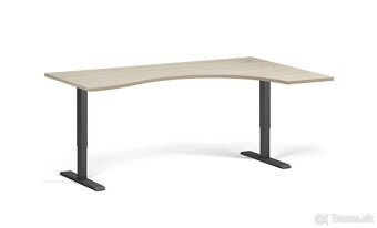 Rohový písací stôl Kinnarps - 4