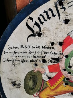 Predám starý terč z 19.storočia - 4