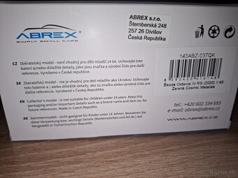 model Škoda Octávia IV RS (2020) 1:43 - 4