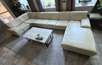 kožena sedačka v tvare U - 4