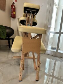 Masážna stolička skladacia drevená Vigor - 4