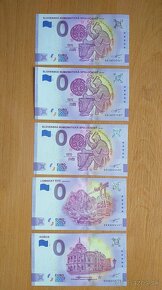 0 euro bankovka, 0 euro souvenir, 0€ bankovka 1M - 4