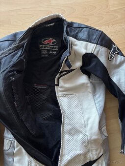 Kožená jednodielna moto kombinéza Alpinestars 52 - 4