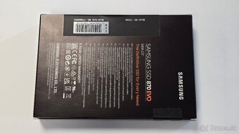 SSD Samsung 500GB 870 EVO 2.5" zablombovaný. Nový - 4