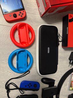 Nintendo Switch Oled Mario Red Edition + Ring Fit Adventure - 4
