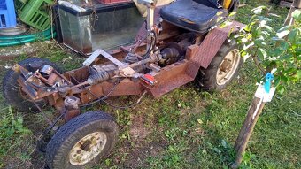 Malotraktor domacej vyroby-bez motora - 4