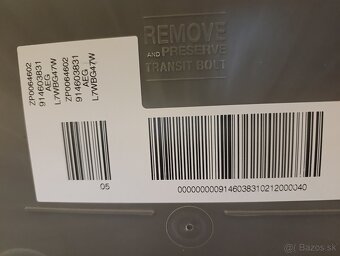 Parná práčka so sušičkou AEG - 4