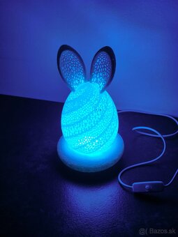 LED Lampa - Veľkonočný zajko - 4