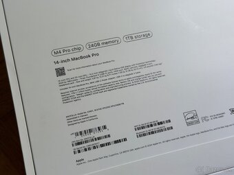 MacBook Pro 14" M4 Pro 24GB RAM 1TB SSD s AppleCare+ do 202 - 4