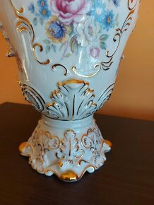 Váza Baroko-Holohaza porcelan - 4