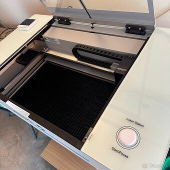 Co2 laser omtech polar 50w + filter + rotačný nástavec - 4