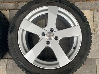 DEZENT elektróny 4x100 R17 + 205/55 R17 zimné pneu Laufen - 4
