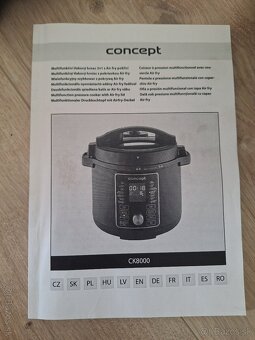 Multifunkčný hrniec Concept CK8000 (tlakový hrniec/fritéza) - 4