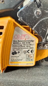 Predám motorovú pílu AL-KO 38cc (bez lišty) - 4