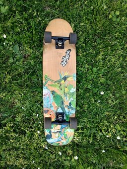 Landyachtz Rally Cat Paradise cruiser longboard skate board - 4