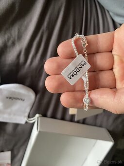 PANDORA tenisový halo náramok - 4