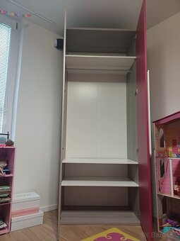Poschodová posteľ + skriňa komplet - 4