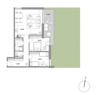 3-izbový apartmán Na Lodenici, Piešťany 164,68m2 s bazénom - 4