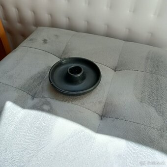 Retro drevená solnička, nádobky, polička, svietnik zdarma - 4