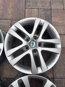 Orig. hliníkove disky Skoda R16, 5x112 - 4
