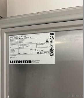 Dvojdverový mrazák Liebherr –v špičkovom stave +extra police - 4