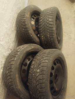Predam plechove disky s pneumatikami 205/55 r16 - 4