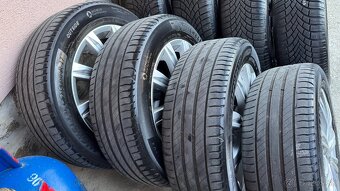 Letné 215/55 R17 + original 5x112 Disky - 4