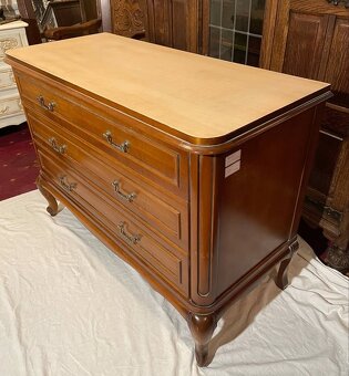 stylova komoda, masiv, bazar, v 81 cm, s 110 cm, h 49 cm - 4