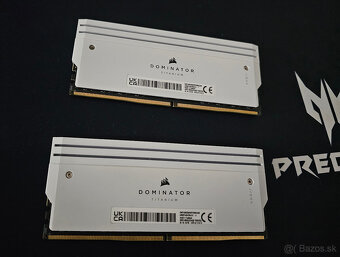 Corsair DDR5 7200 MT/s CL36 Dominator Titanium White XMP - 4